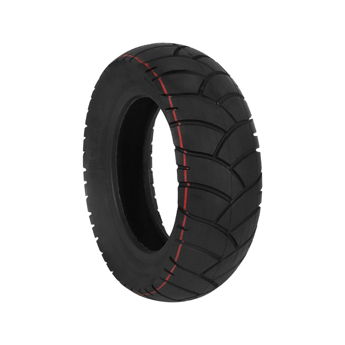 Pneu tubeless Xuancheng 10 pouces 10x3 avec gel anti-crevaison vu en trois quarts