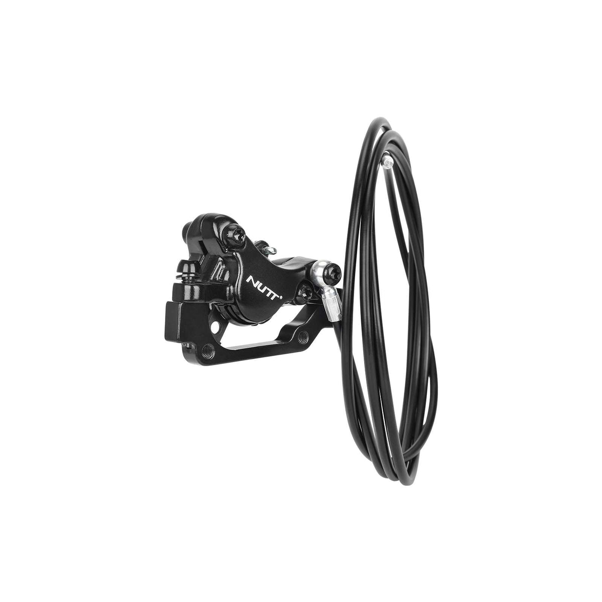 Étrier de Frein Hydraulique Droit NUTT Noir Durite 2050mm avec Disque 160mm, vue 4