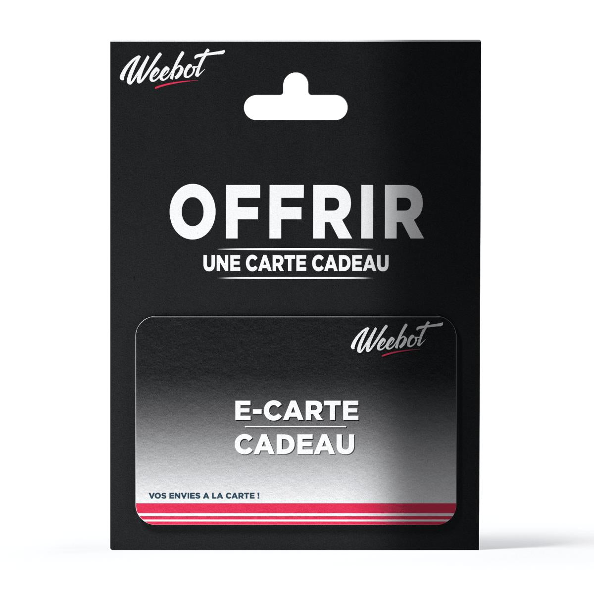 E - Carte Cadeau Weebot : Valable sur tout le Site - Weebot