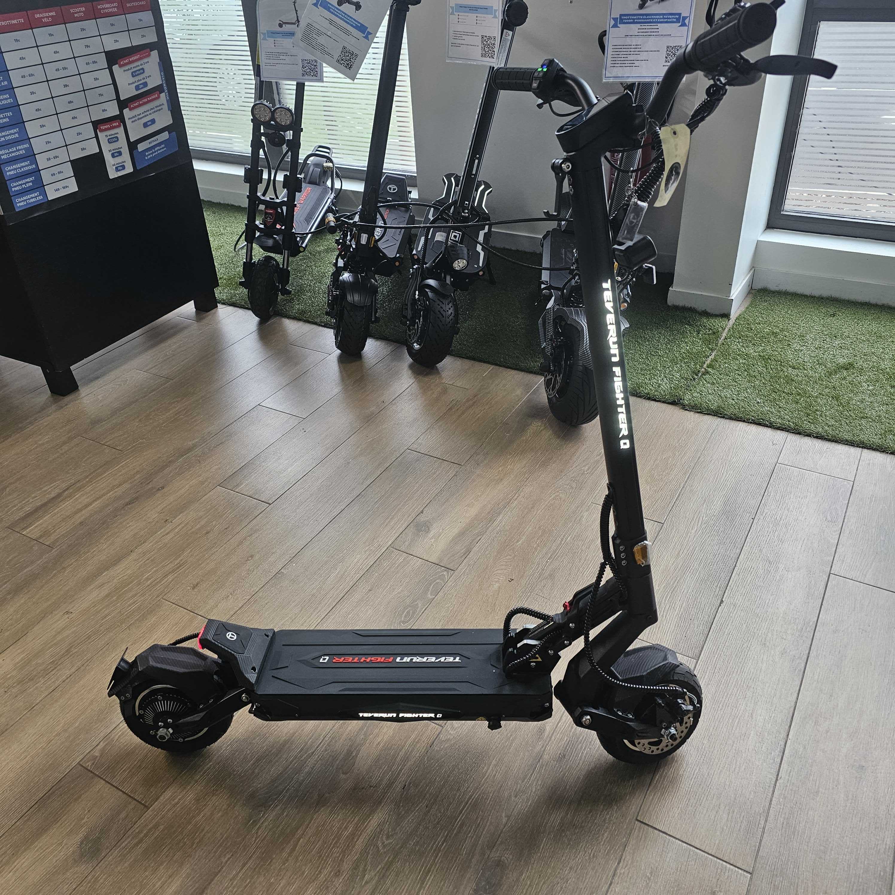 Trottinette Électrique Occasion Teverun Fighter Q : Reconditionnée