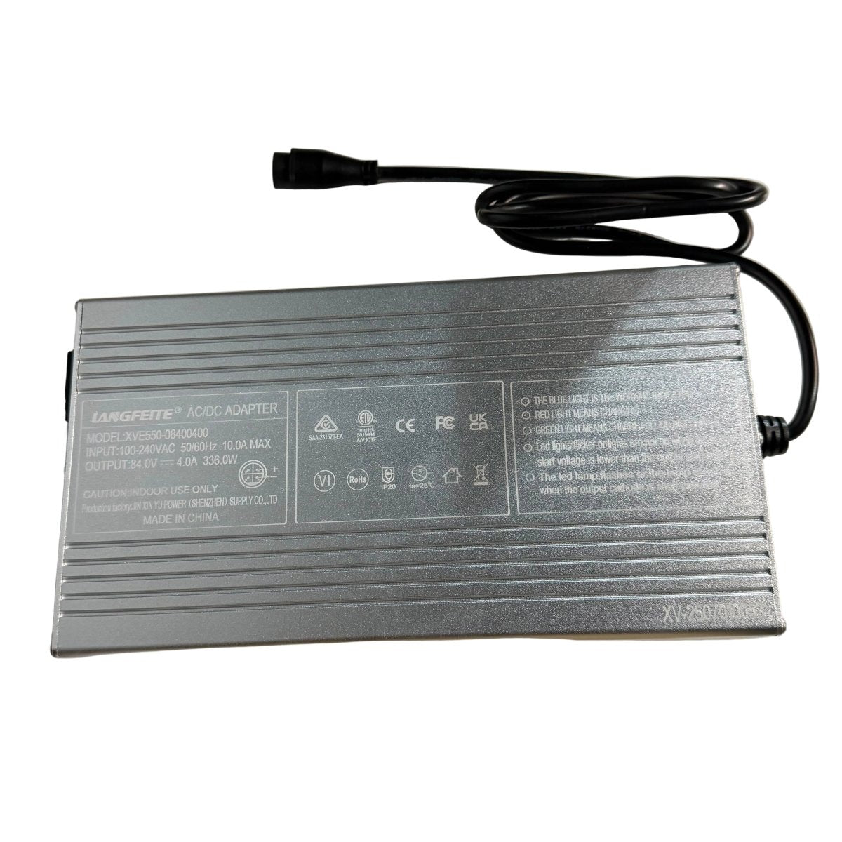 Chargeur Rapide Pour Batterie 72V - 4Ah pour LANGFEITE GT2 - Weebot