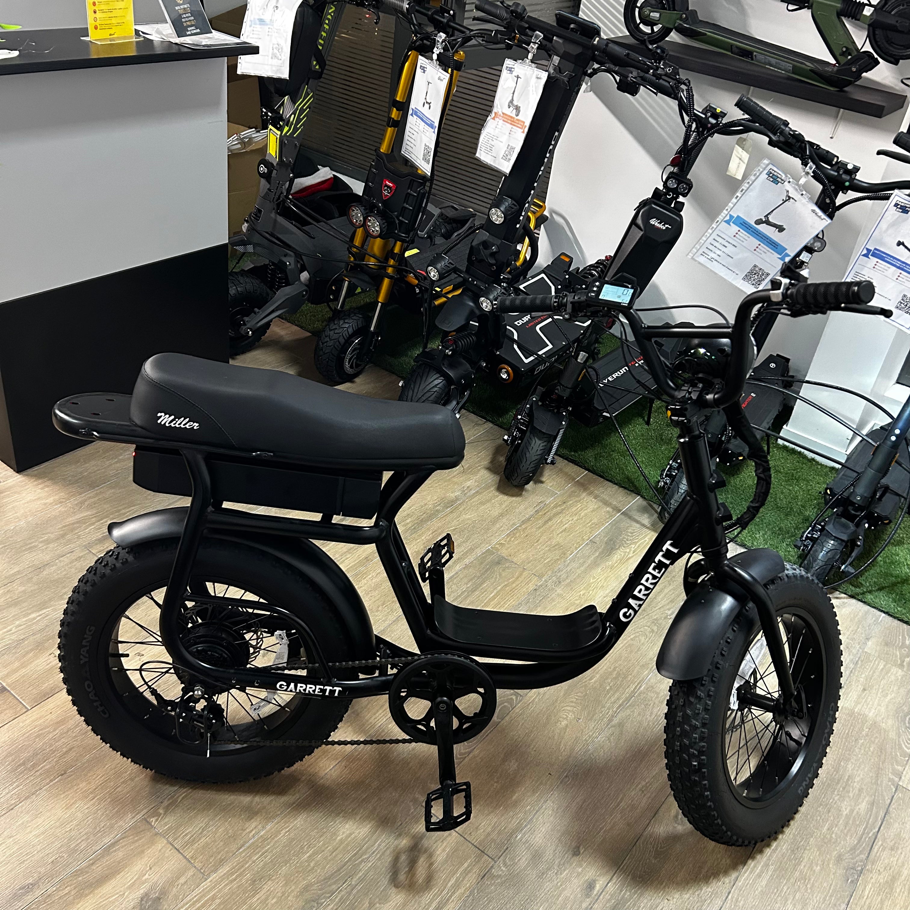 Vélo Électrique Biplace Occasion Cargo Garrett Miller Urban : Reconditionné