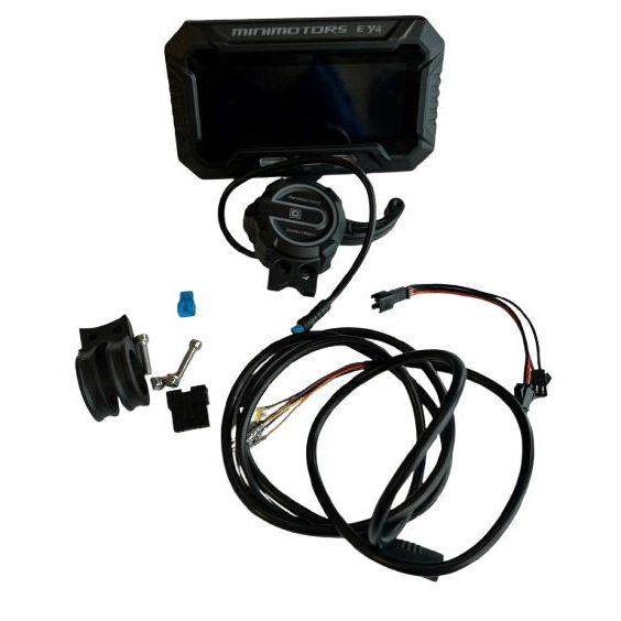 Kit Afficheur EY4 (Bluetooth) avec Câble et Gâchette pour Trottinette Electrique Dualtron Minimotors Jusqu'à 72V - Nouvelle Connectique Bleu - Weebot