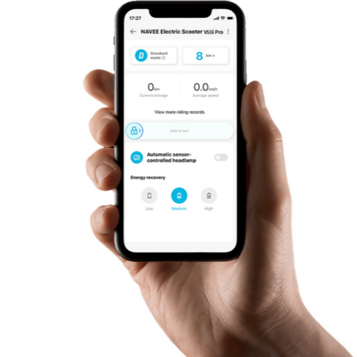 Trottinette Électrique Navee V50i PRO : Endurante et Ultra - Légère - Weebot