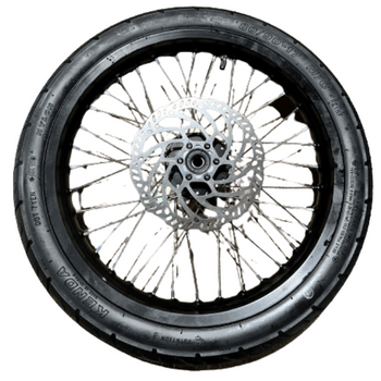 Roue Arrière Complète 80/90 - 17 pour Moto Électrique (Avec disque 203mm et Engrennage) - Weebot
