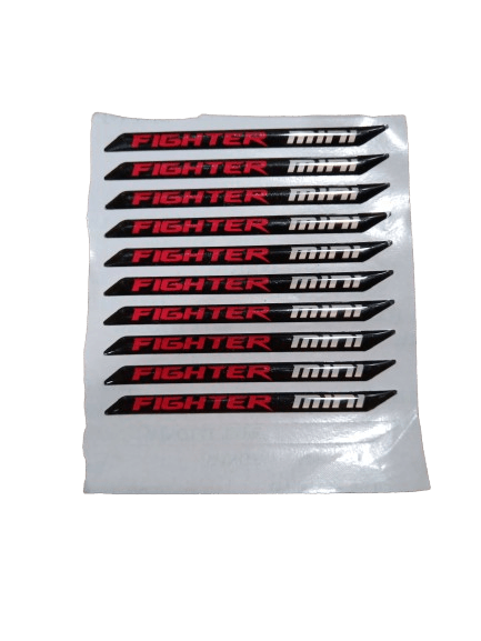 Sticker Bras Oscillant Gauche pour Trottinette Electrique Fighter Mini 