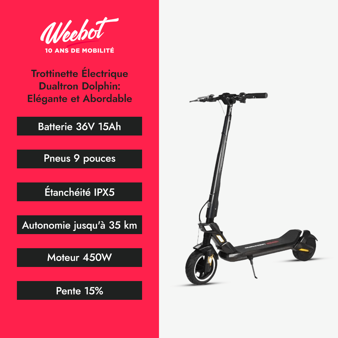 Trottinette Électrique Dualtron Dolphin descriptif