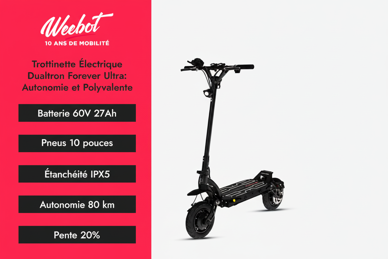 Trottinette Électrique Dualtron Forever Ultra descriptif