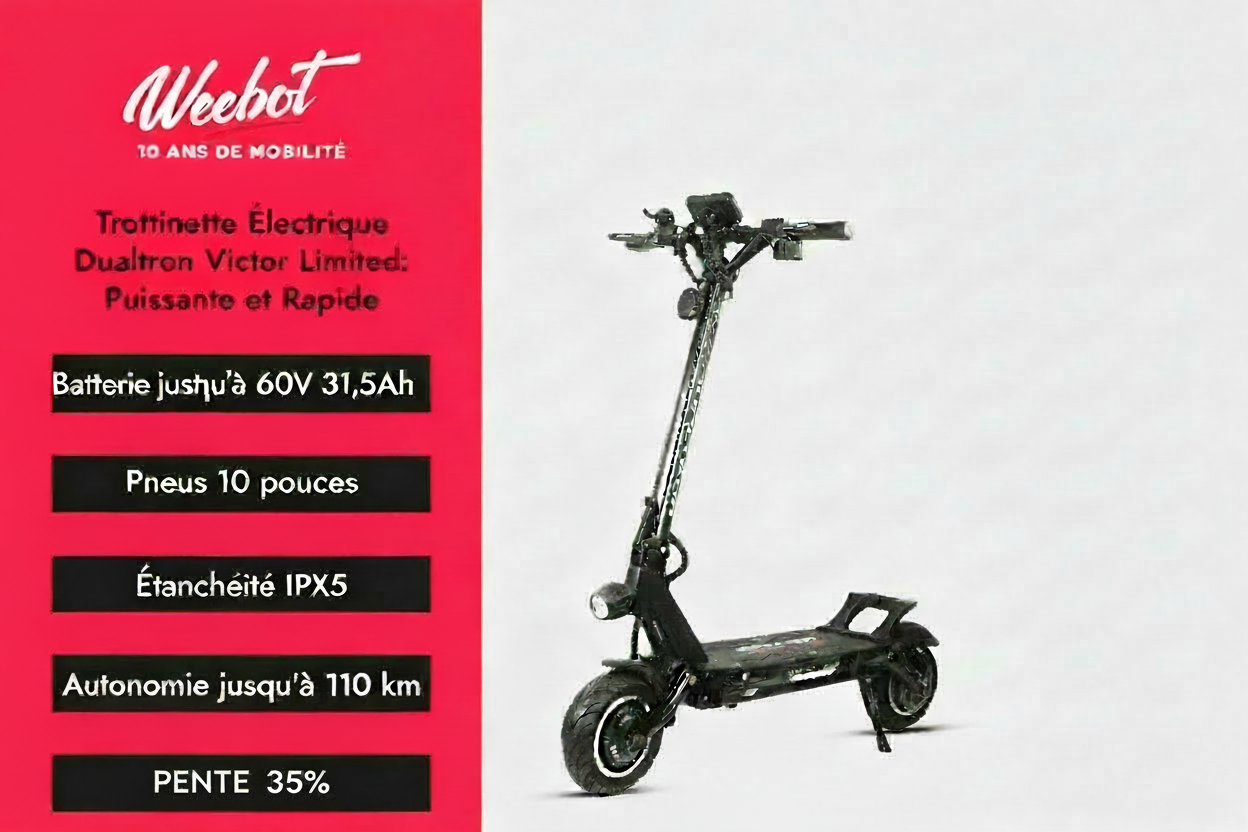 Trottinette Électrique Dualtron Victor Limited descriptif