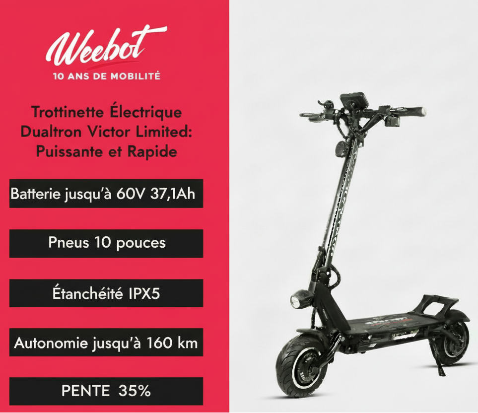 Trottinette Électrique Dualtron Victor Limited descriptif
