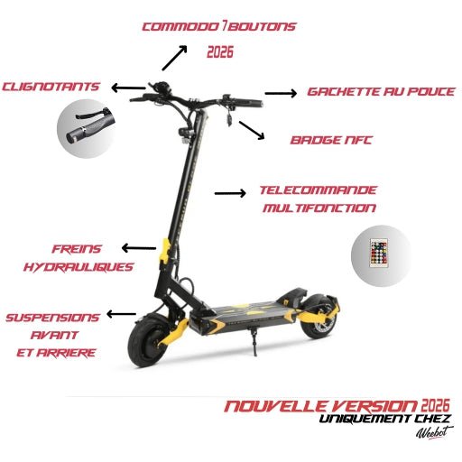 Trottinette Électrique Teverun Blade Mini Ultra - Weebot