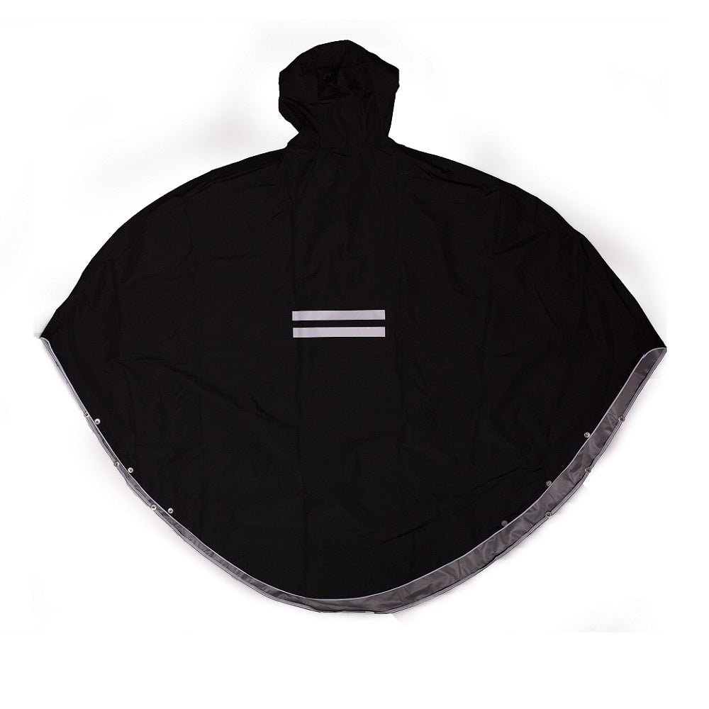 Poncho De Pluie 3 En 1 Imperméable - Léger, Respirant - Pour Randonnée, Camping - Noir