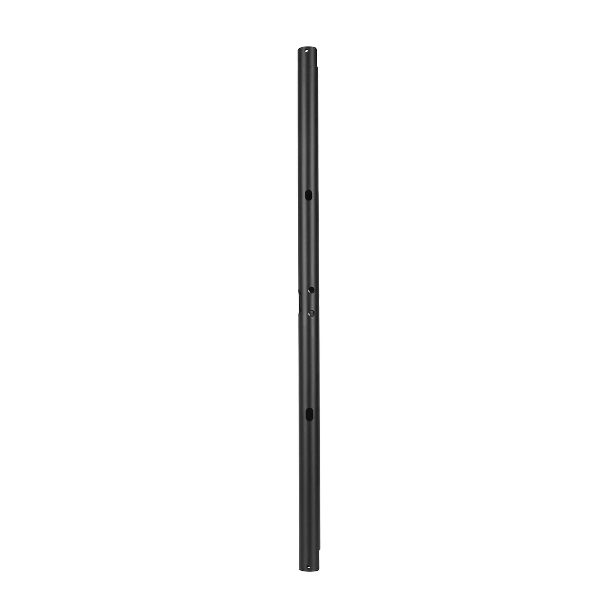 Tube de guidon d'origine noir en alliage d'aluminium sur fond blanc