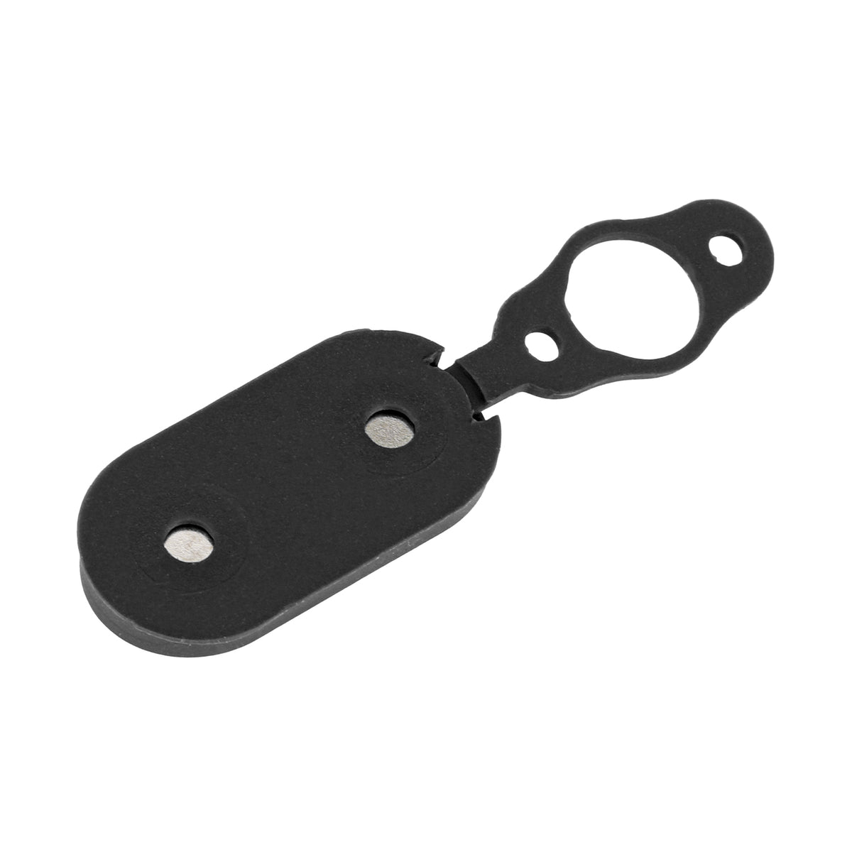 Cache de protection en silicone noir magnétique pour port de charge de trottinette électrique