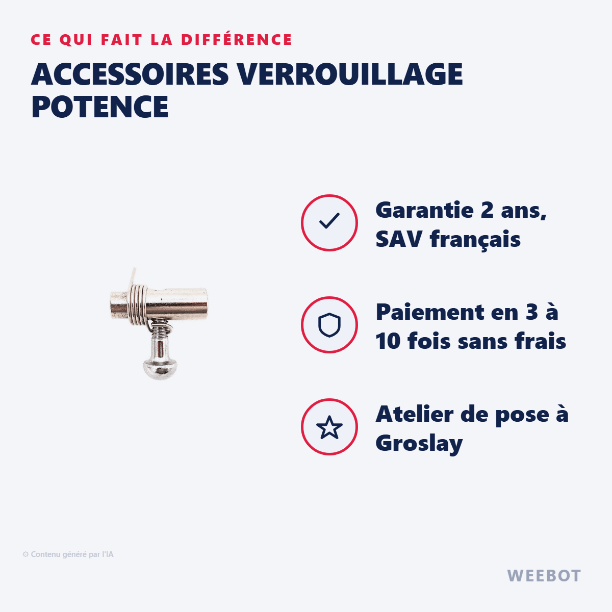 Accessoires Verrouillage Potence Pour Trottinette Électrique Dualtron Thunder 3 - Weebot