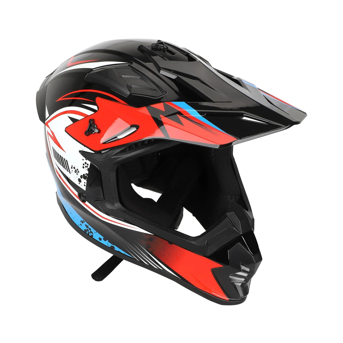 Casque Intégral Cross Tout-Terrain Taille XL (59-60 cm) Rouge, vue 3