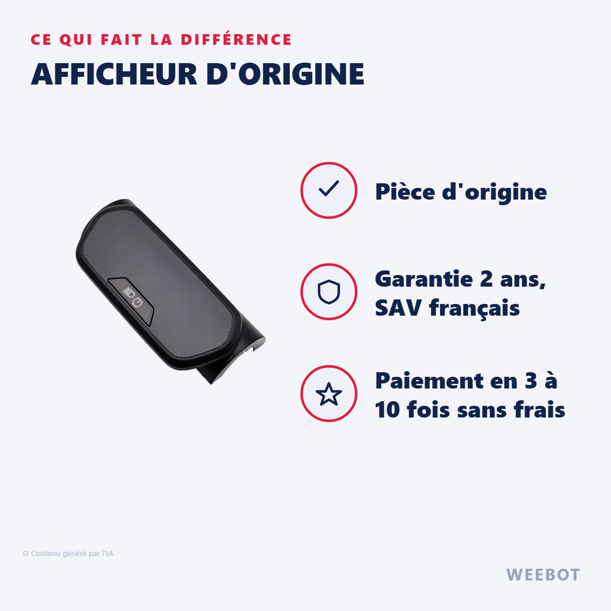 Afficheur d'Origine : les points forts