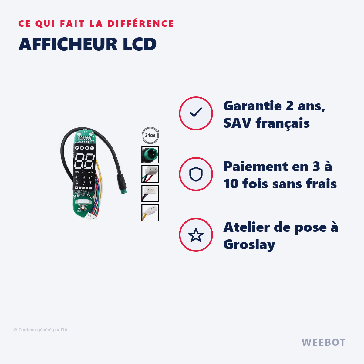 Afficheur LCD : les points forts