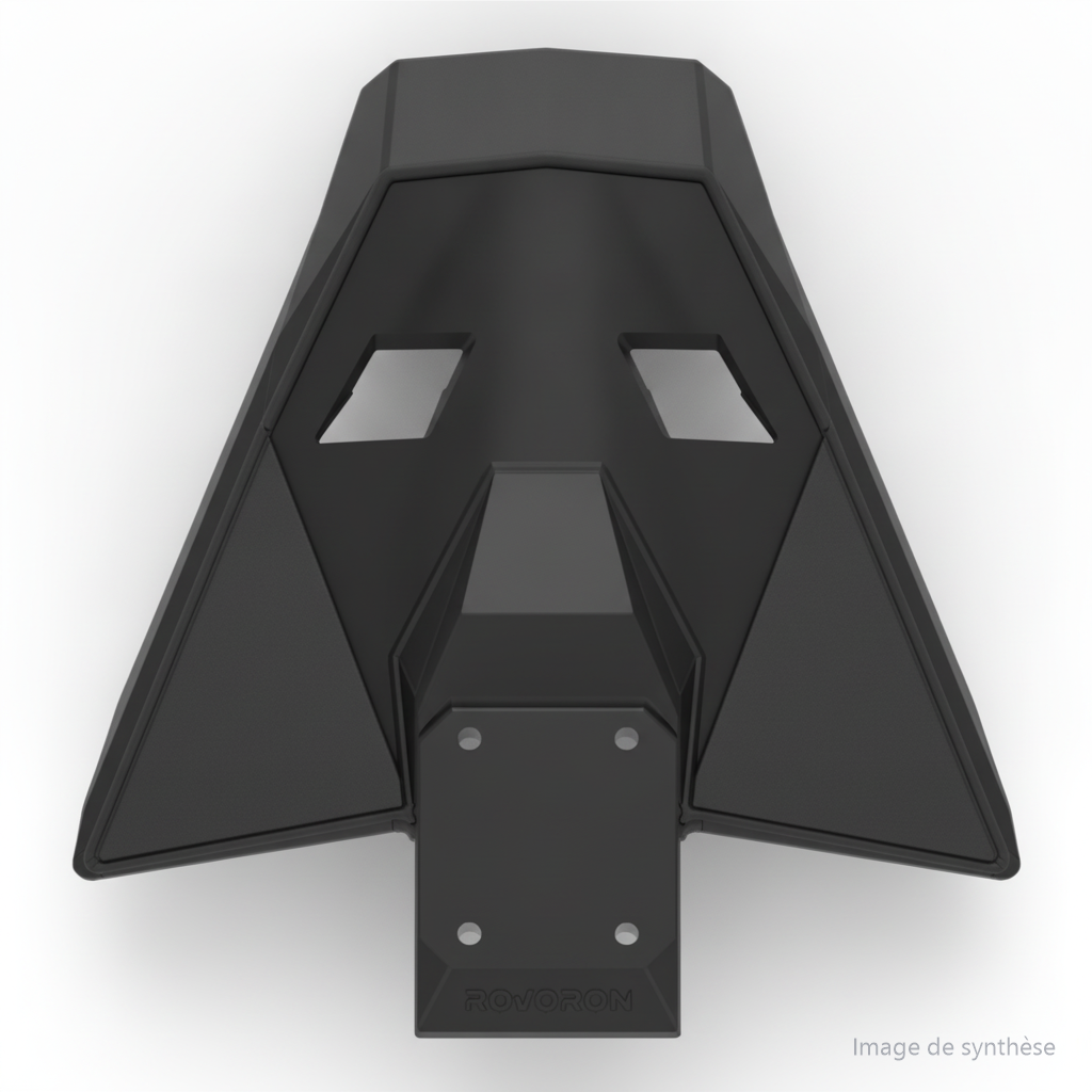 Dessin d'un aileron arrière pour trottinette électrique Rovoron S7