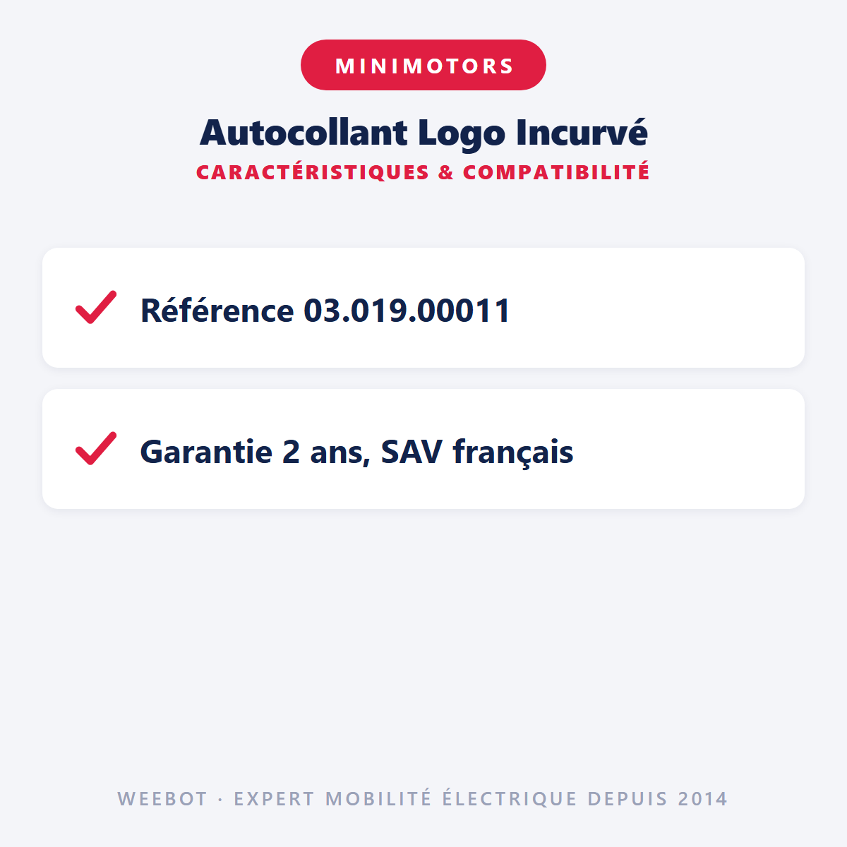 Autocollant Logo Incurvé : caractéristiques et compatibilité