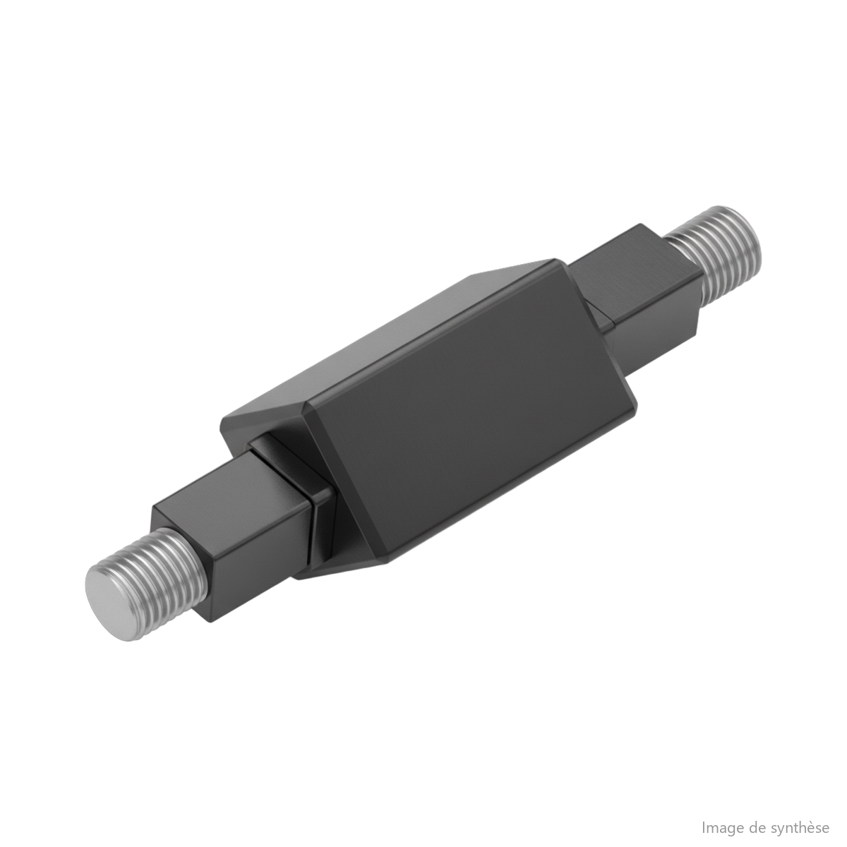 Dessin technique d'un axe de suspension arrière pour trottinette électrique Dualtron Ultra