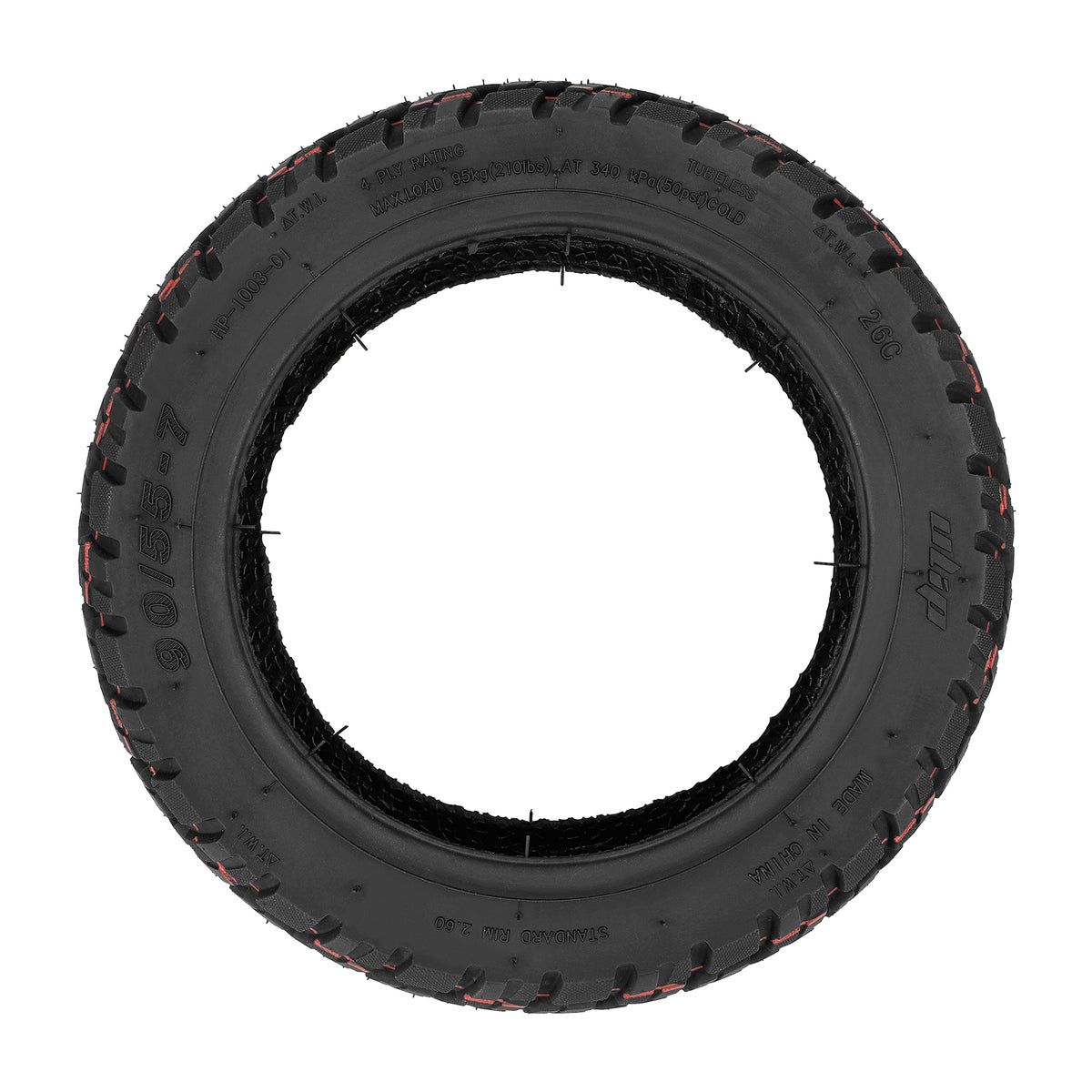 Pneu Tubeless Tout-Terrain 11 Pouces (90/55-7), vue 4