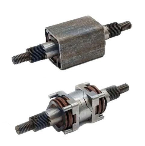 Cartouche de suspension avant pour Rovoron S7 montrée assemblée et détaillée sur fond blanc