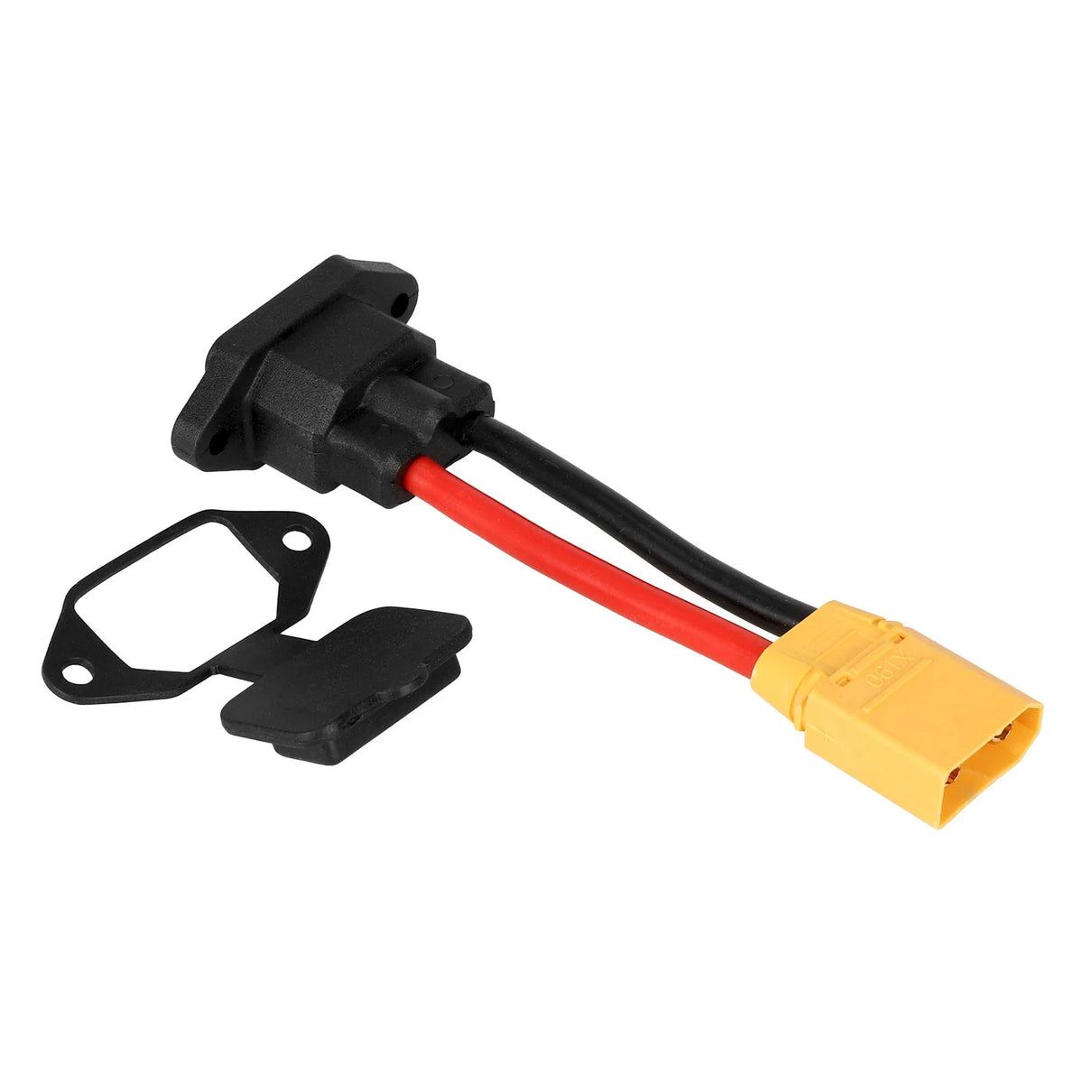 Câble Adaptateur XT90 Mâle vers Prise C14 3 Broches 10 cm, vue 6