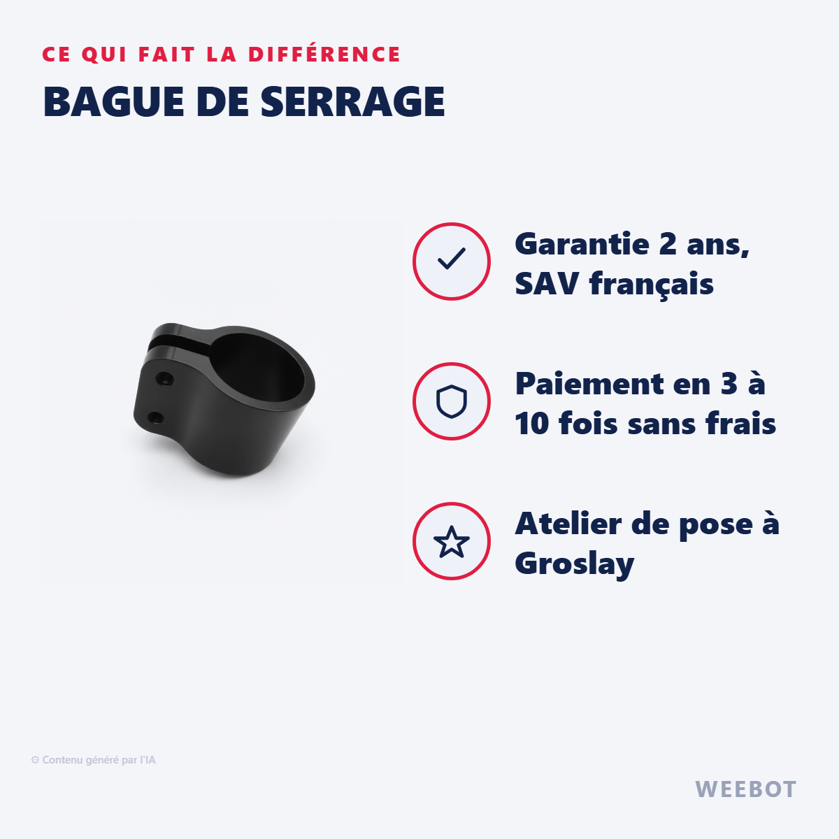 Bague de Serrage : les points forts