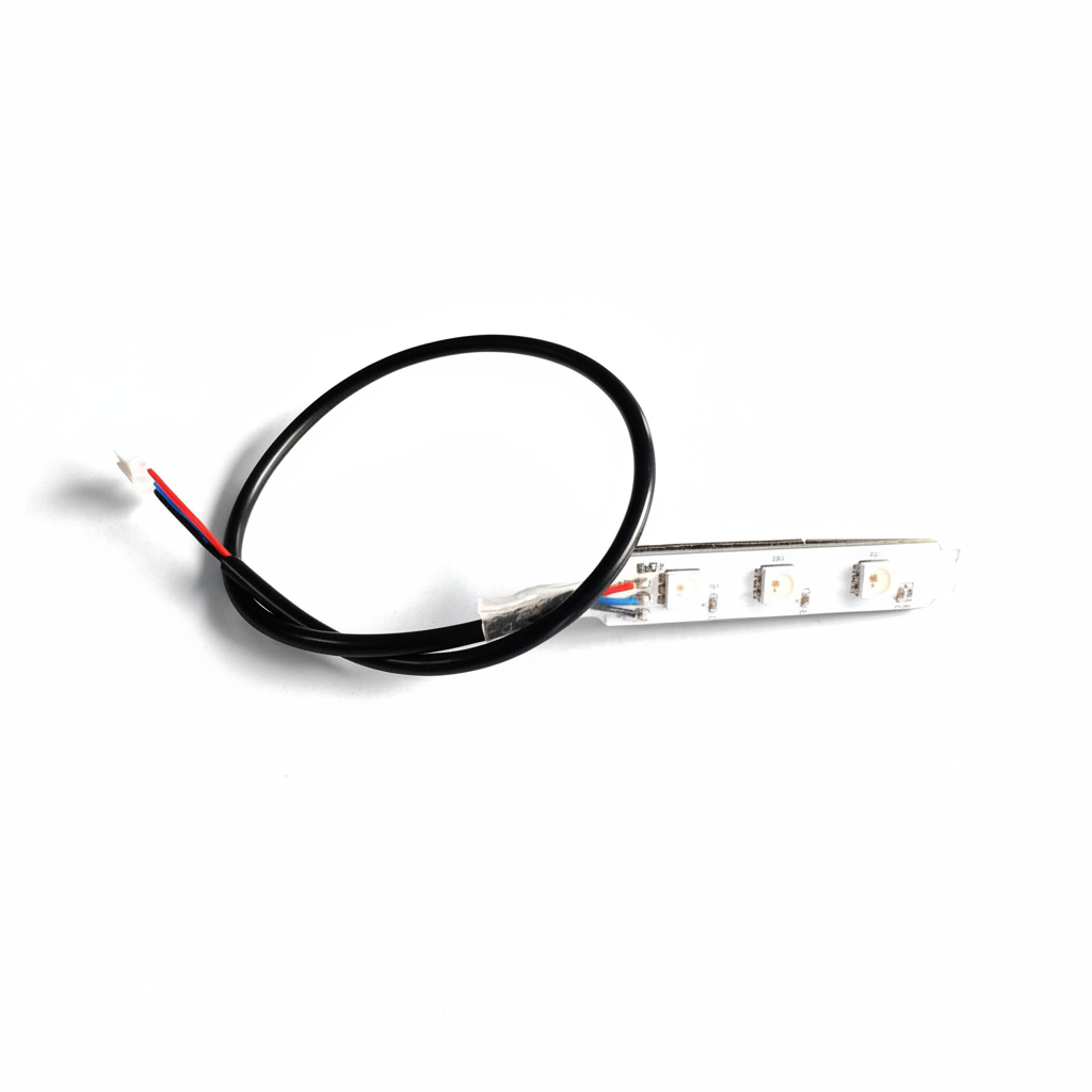 bande led laterale fourche arriere gauche pour trottinette electrique dualtron popular