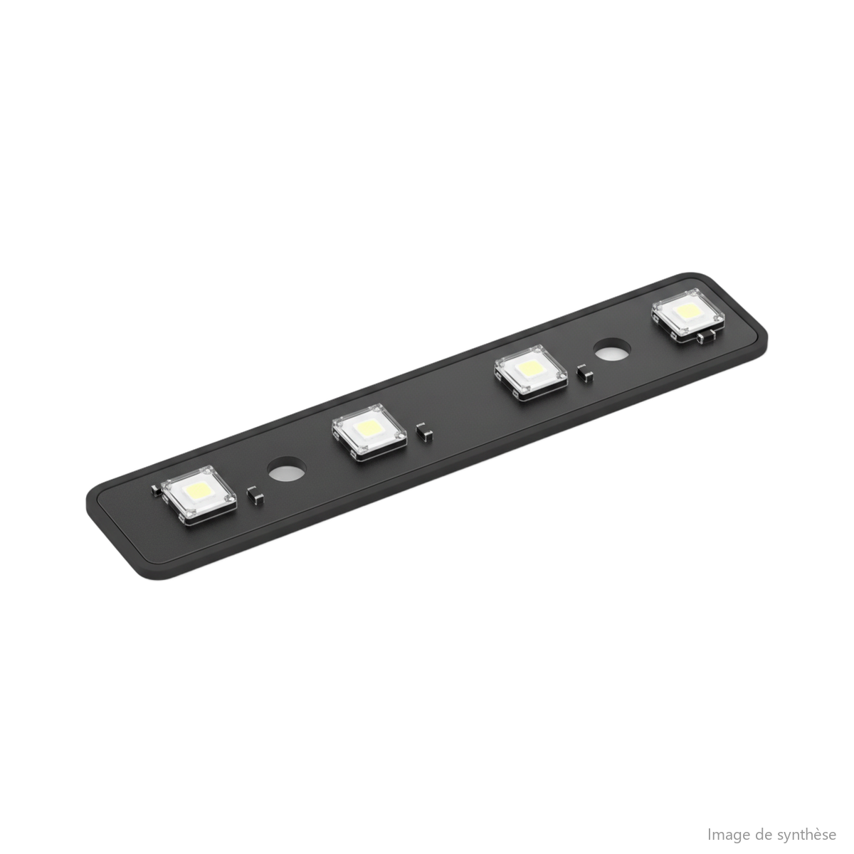 Schéma d'une barre LED de bras arrière pour trottinette électrique Dualtron Thunder 3