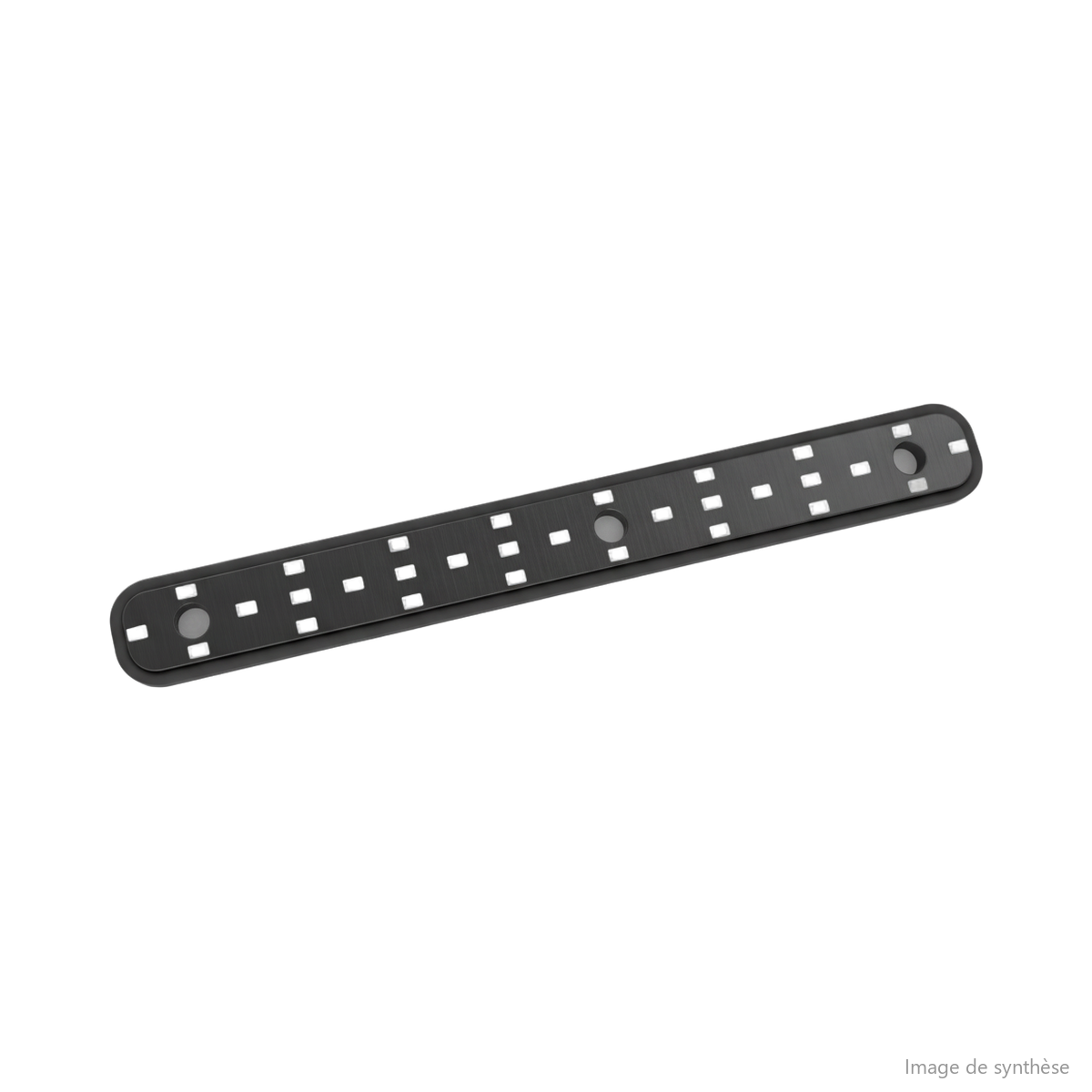 Schéma technique d'une barre LED latérale de deck droite pour Dualtron X
