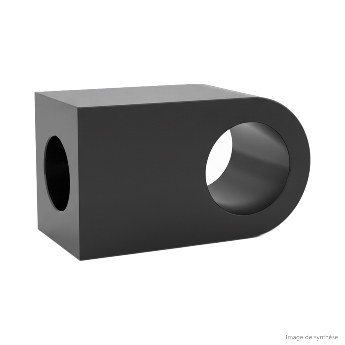 Base de tige coulissante de suspension arrière en métal pour trottinette électrique Dualtron Popular vue en perspective 3D