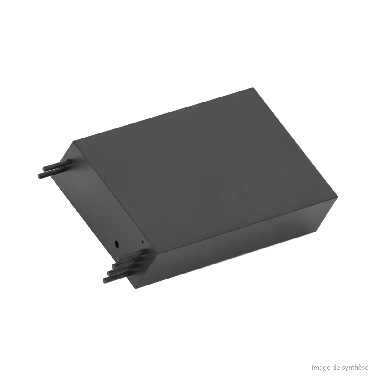 Illustration en perspective d'une batterie rectangulaire 60V 32Ah pour trottinette électrique Dualtron Ultra