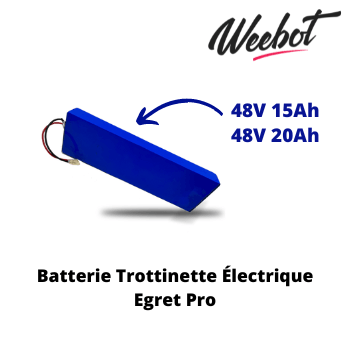Batterie Trottinette Électrique 48V Pro - Egret (Batterie Uniquement) - Weebot