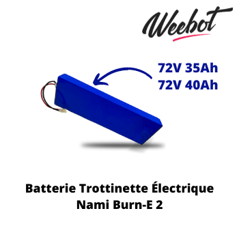 Batterie Trottinette Électrique 72V Burn - E 2 - Nami (Batterie Uniquement) - Weebot