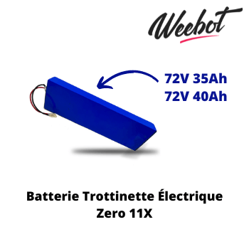 Batterie Trottinette Electrique 72V Z11X - Zero (Batterie Uniquement) - Weebot