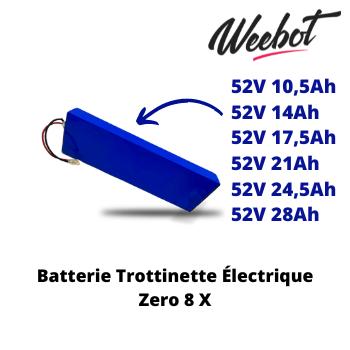 Batterie Trottinette Electrique 52V Z8X - Zero (Batterie Uniquement) - Weebot