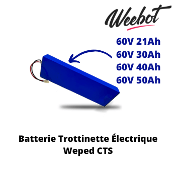 Batterie Trottinette Electrique 60V CTS - Weped (Batterie Uniquement) - Weebot