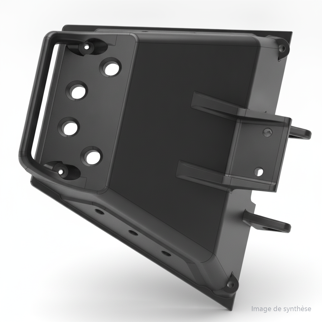 Modélisation 3D d'un boîtier de contrôleur gris pour Dualtron Spider 2
