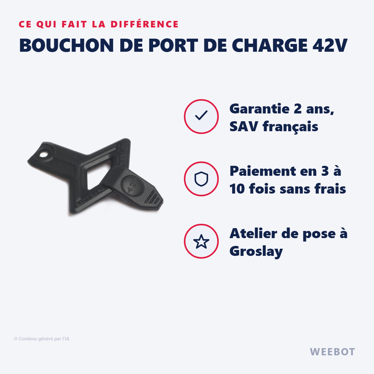 Bouchon de Port de Charge 42V : les points forts