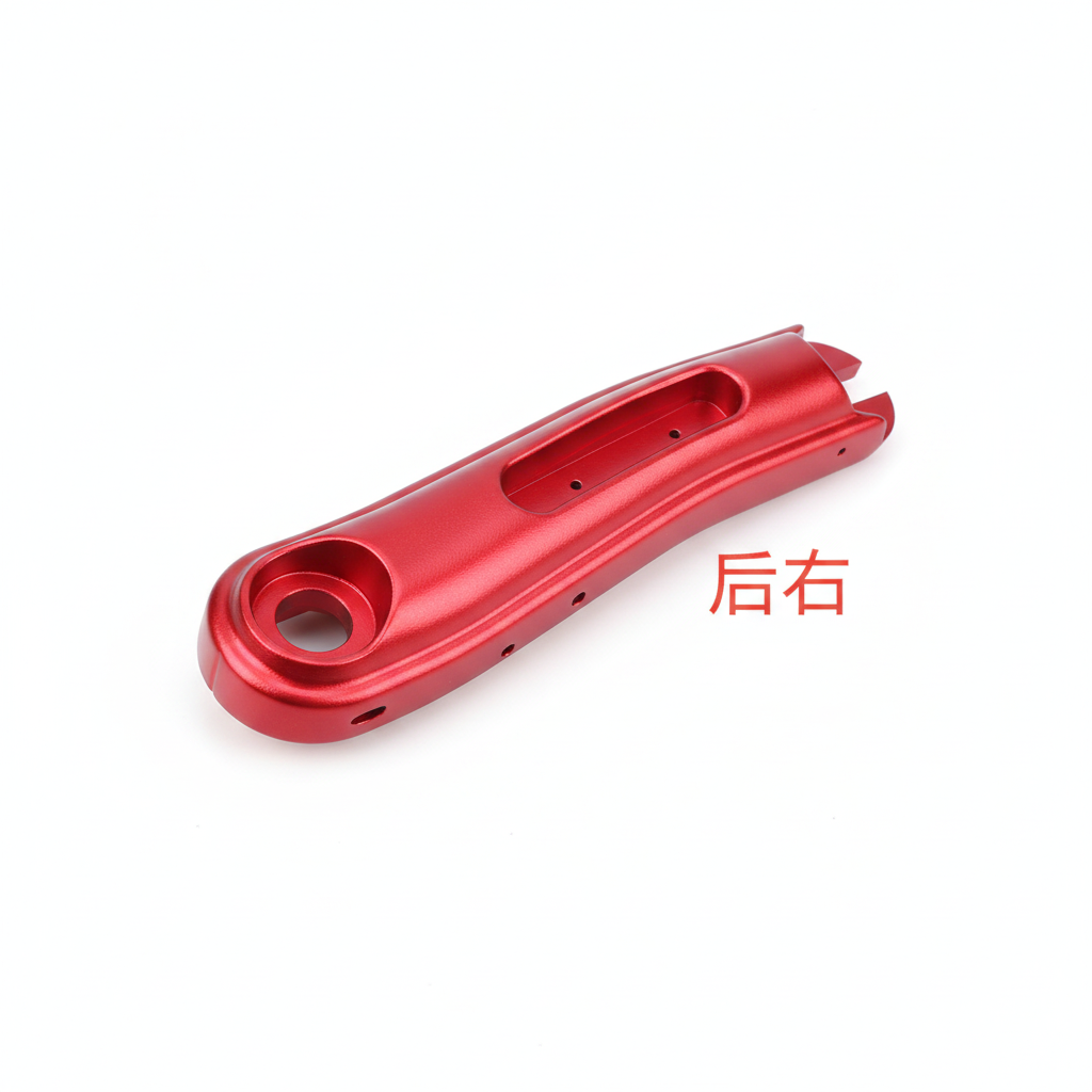 bras de suspension arriere droit rouge pour trottinette electrique dualtron achilleus