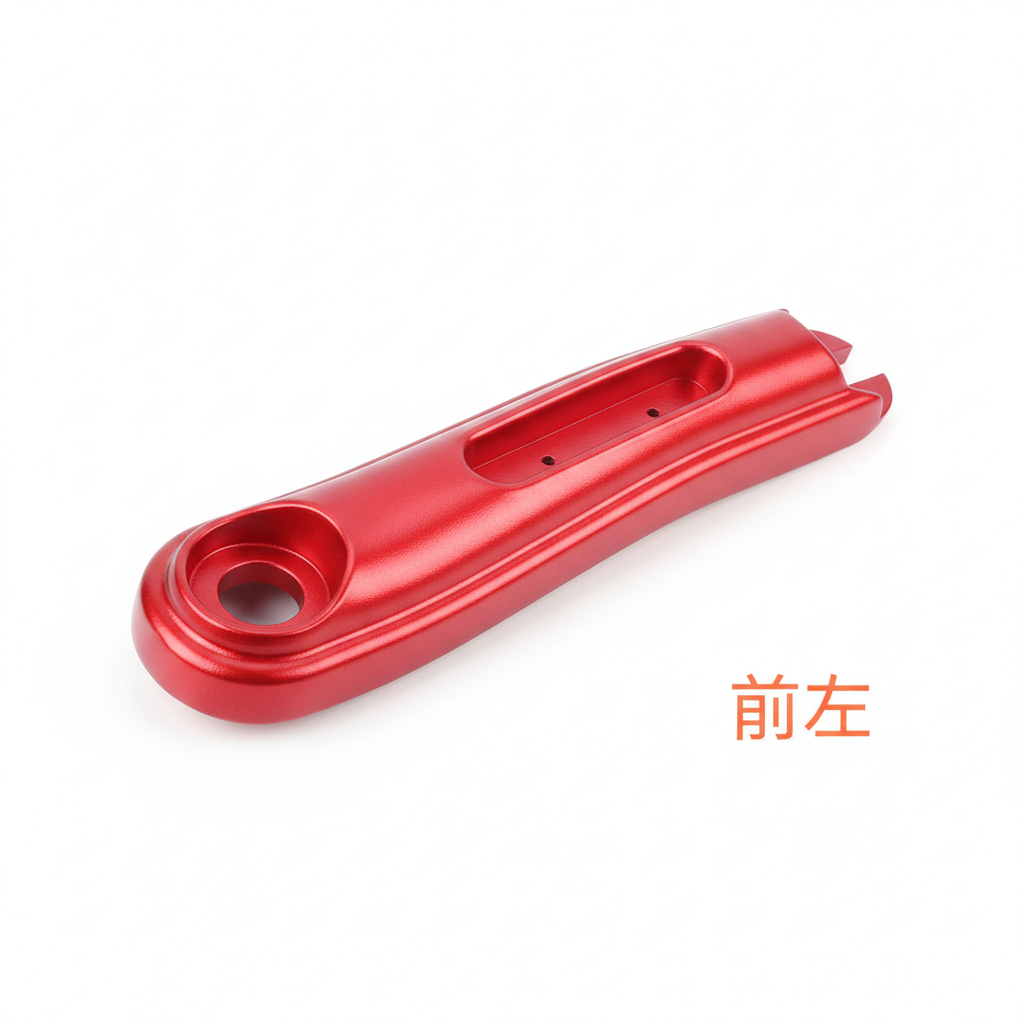bras de suspension avant gauche rouge pour trottinette electrique dualtron achilleus