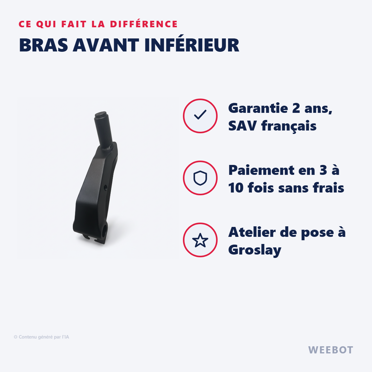 Bras Avant Inférieur : les points forts