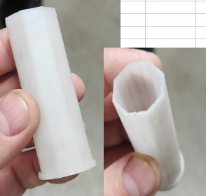 Carénage en plastique blanc pour trottinette électrique