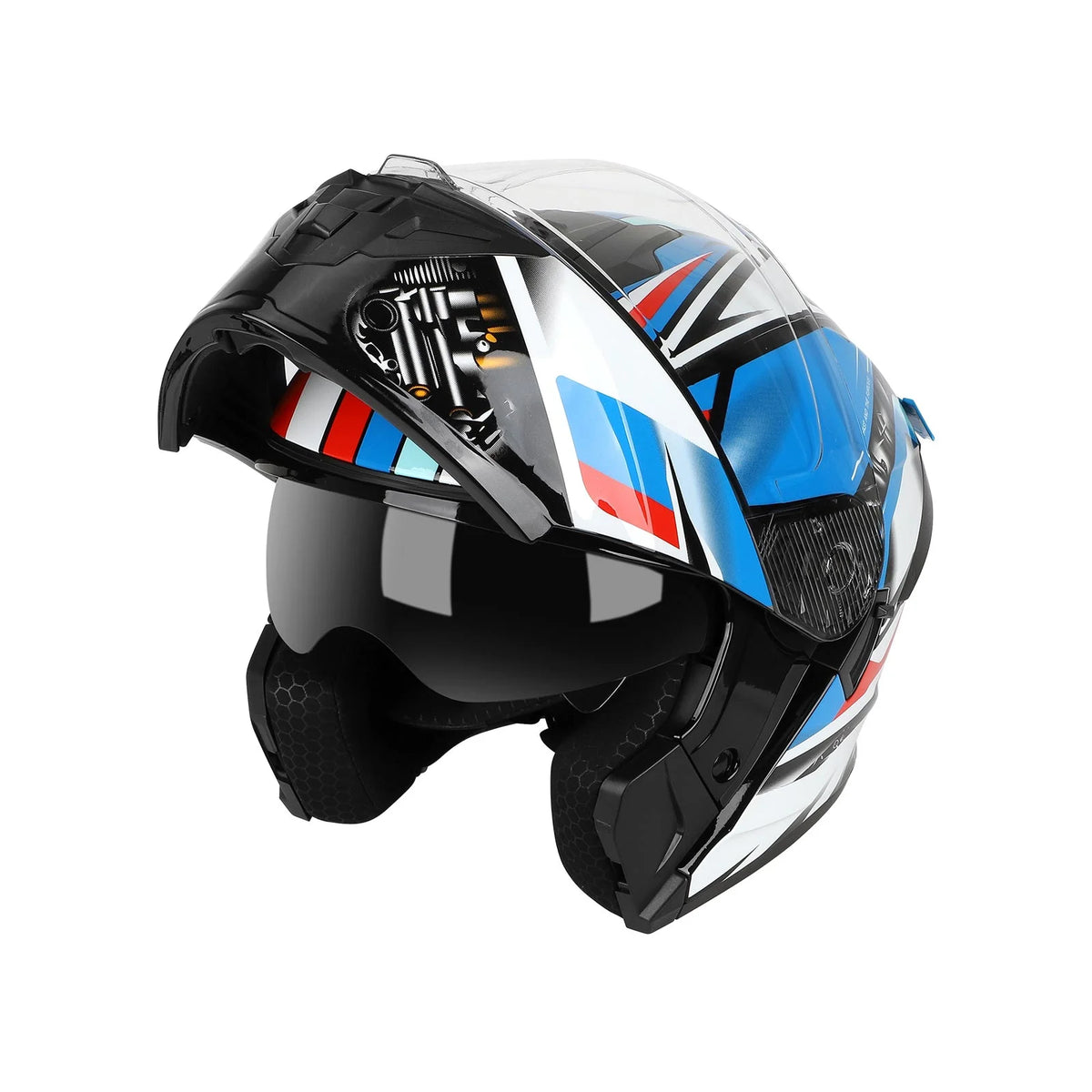 Casque Intégral Bleu Taille L (57-58 cm), vue 3