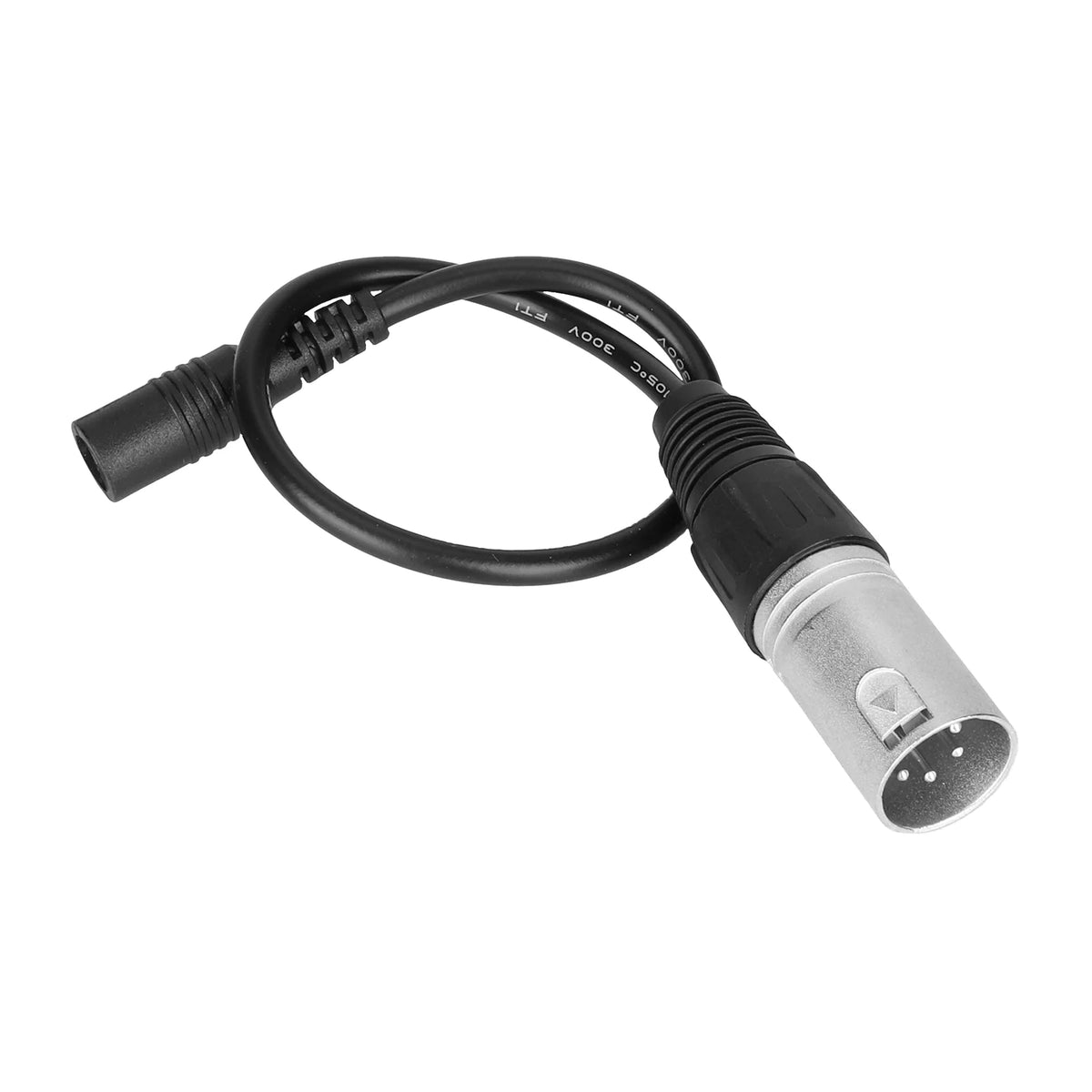 Câble Adaptateur Port de Charge DC2.1 vers Prise 4 Broches Noir, vue 5