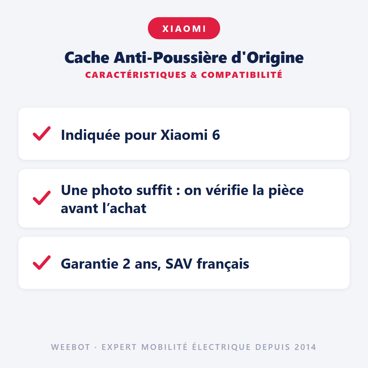 Cache Anti-Poussière d'Origine : caractéristiques et compatibilité