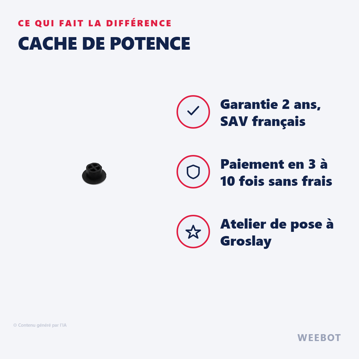 Cache de Potence : les points forts