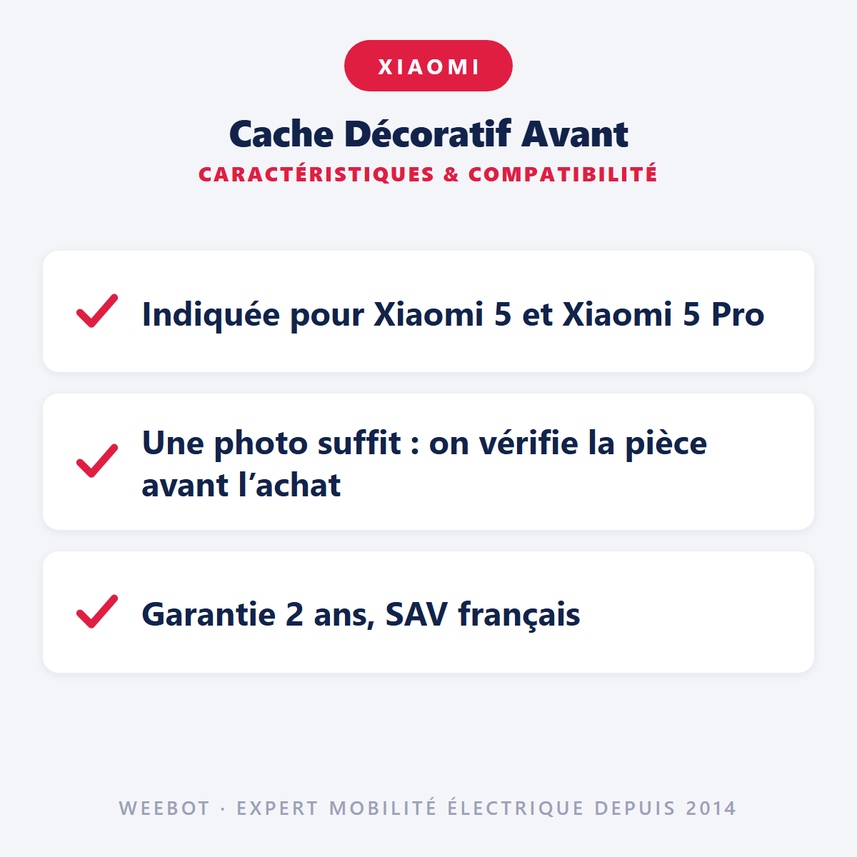 Cache Décoratif Avant : caractéristiques et compatibilité